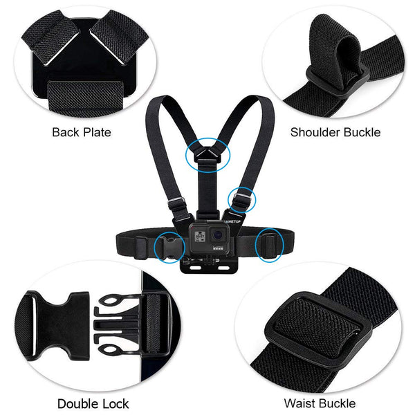 Chest Mount Harness Adjustable Chest Strap